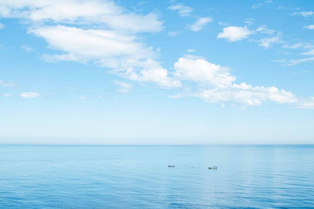 島根ドライブでは青い海を見渡せます