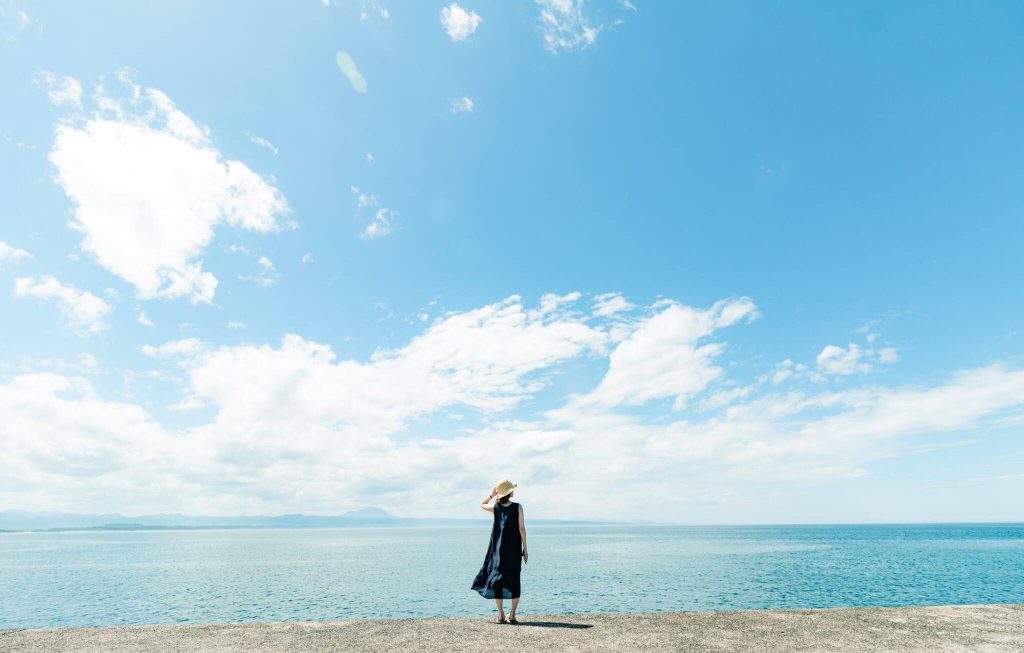 島根の海の青さは沖縄にも負けていません