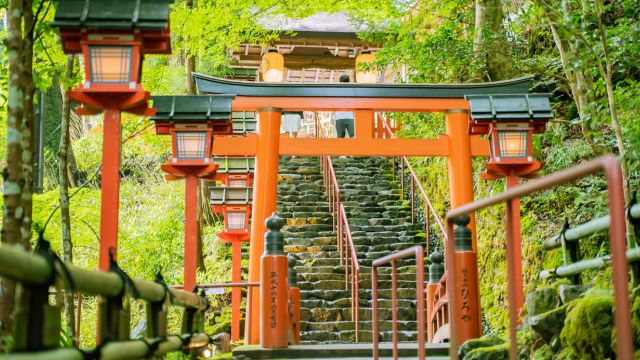 京都 貴船神社に一人旅