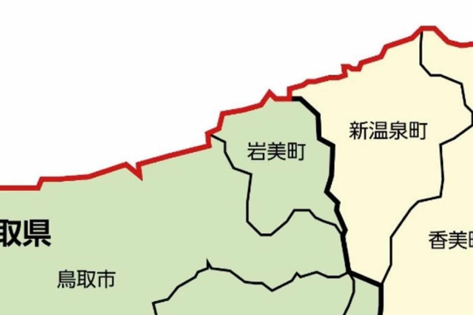新温泉町　地図　兵庫県