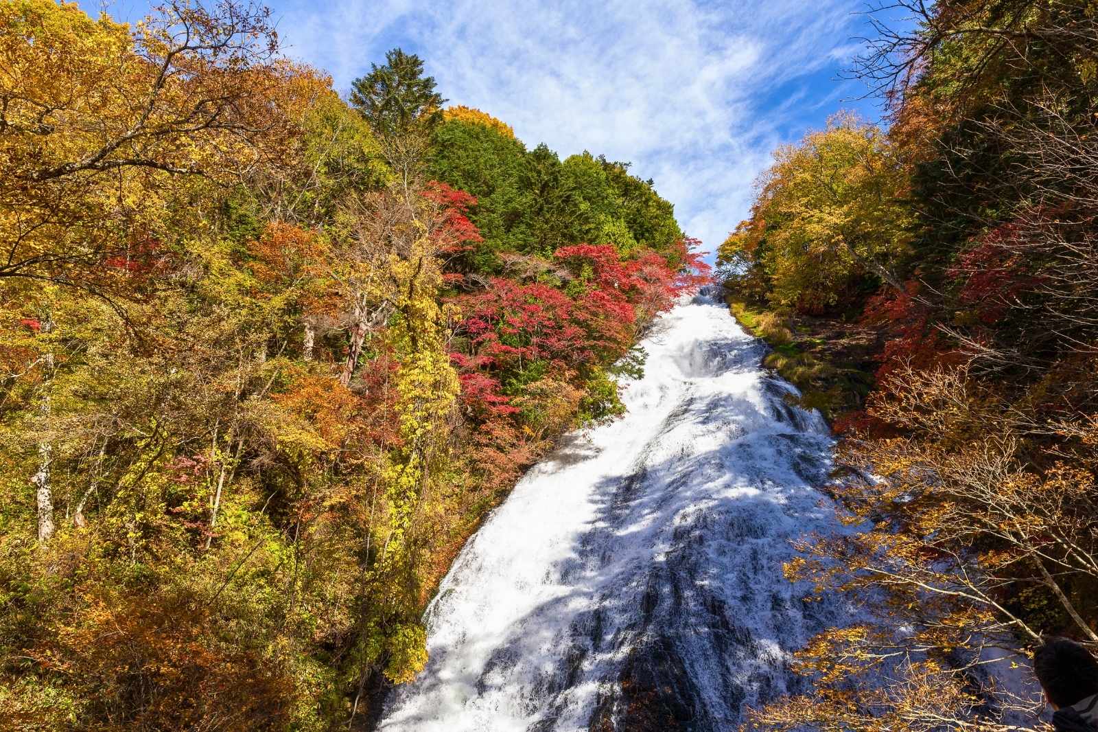 秋に行きたい 一人旅　栃木県 紅葉 湯滝