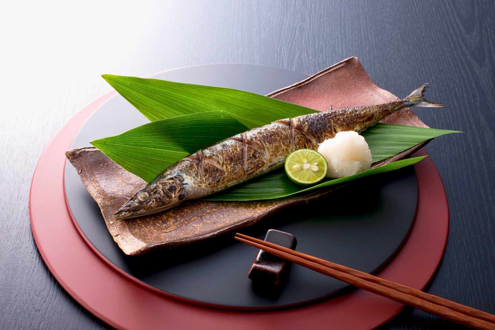 北海道秋の味覚　秋刀魚