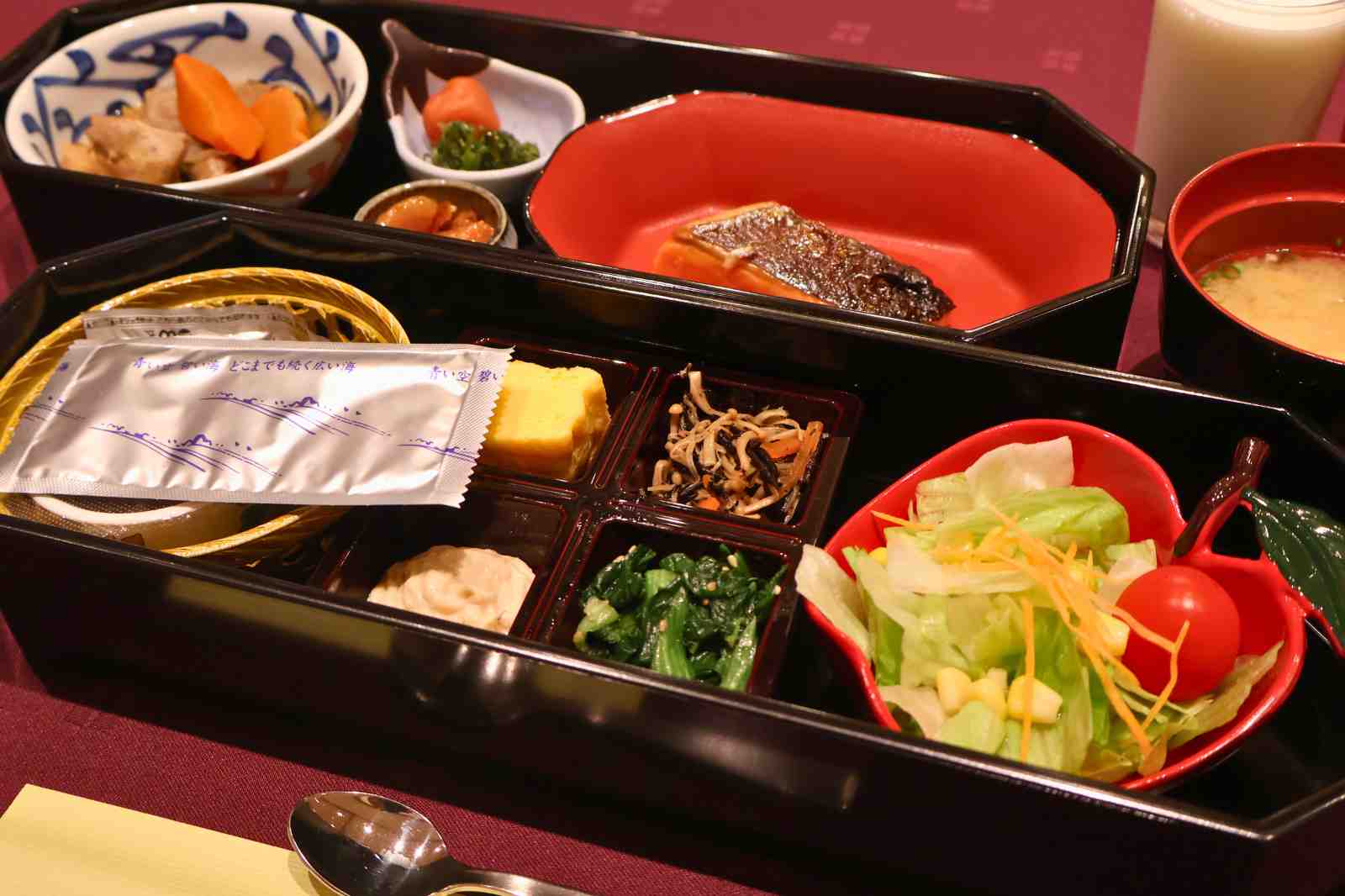 温泉宿「みやま荘」　朝食　お弁当