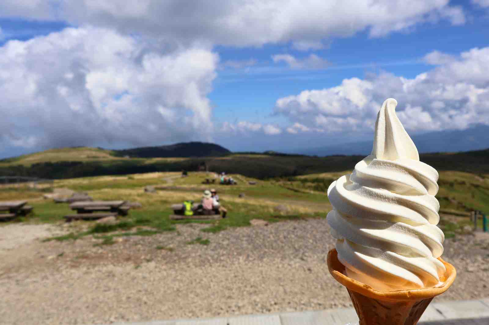 王ヶ頭ホテル　ソフトクリーム