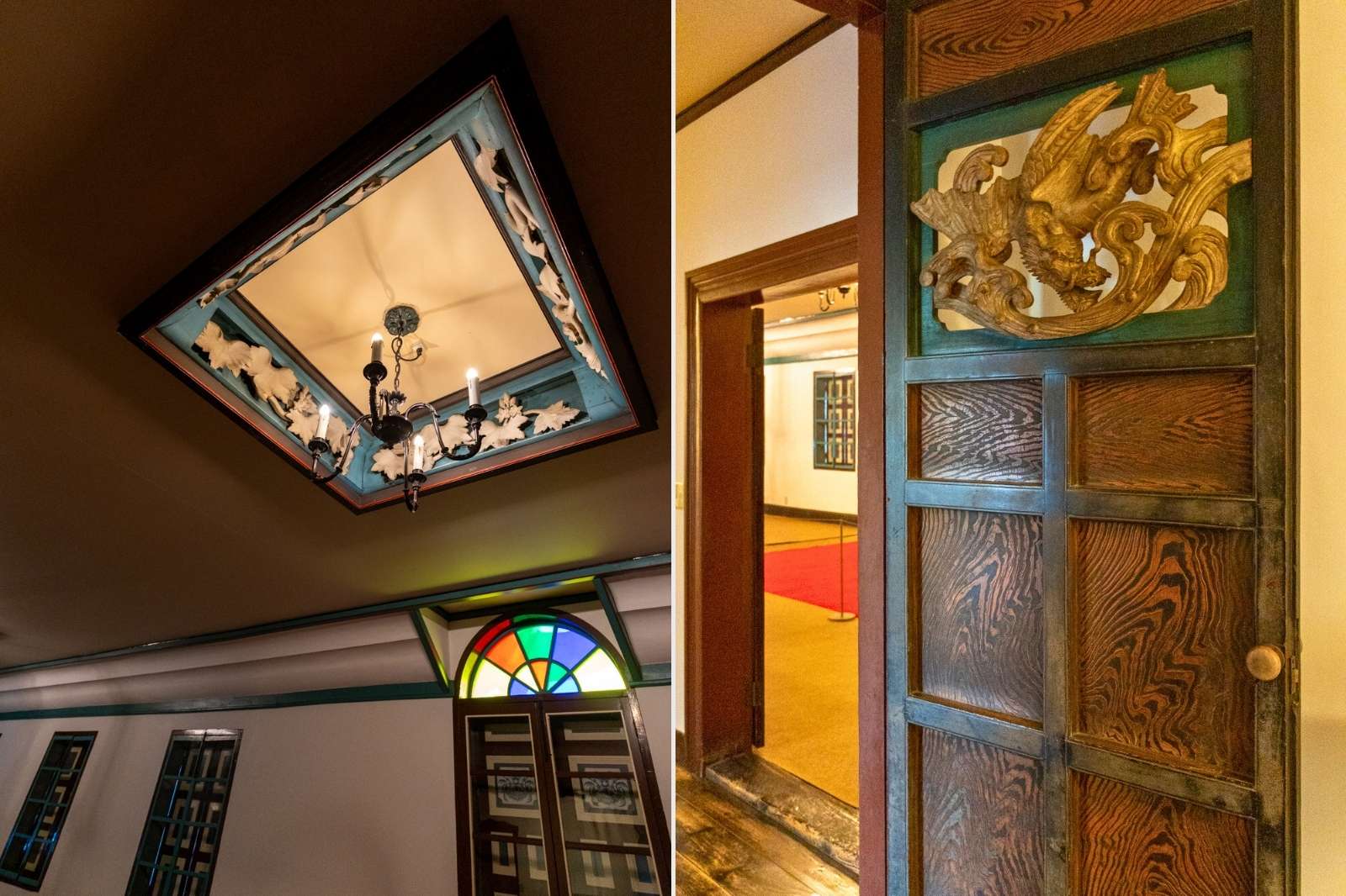 旧開智学校の装飾ディテール