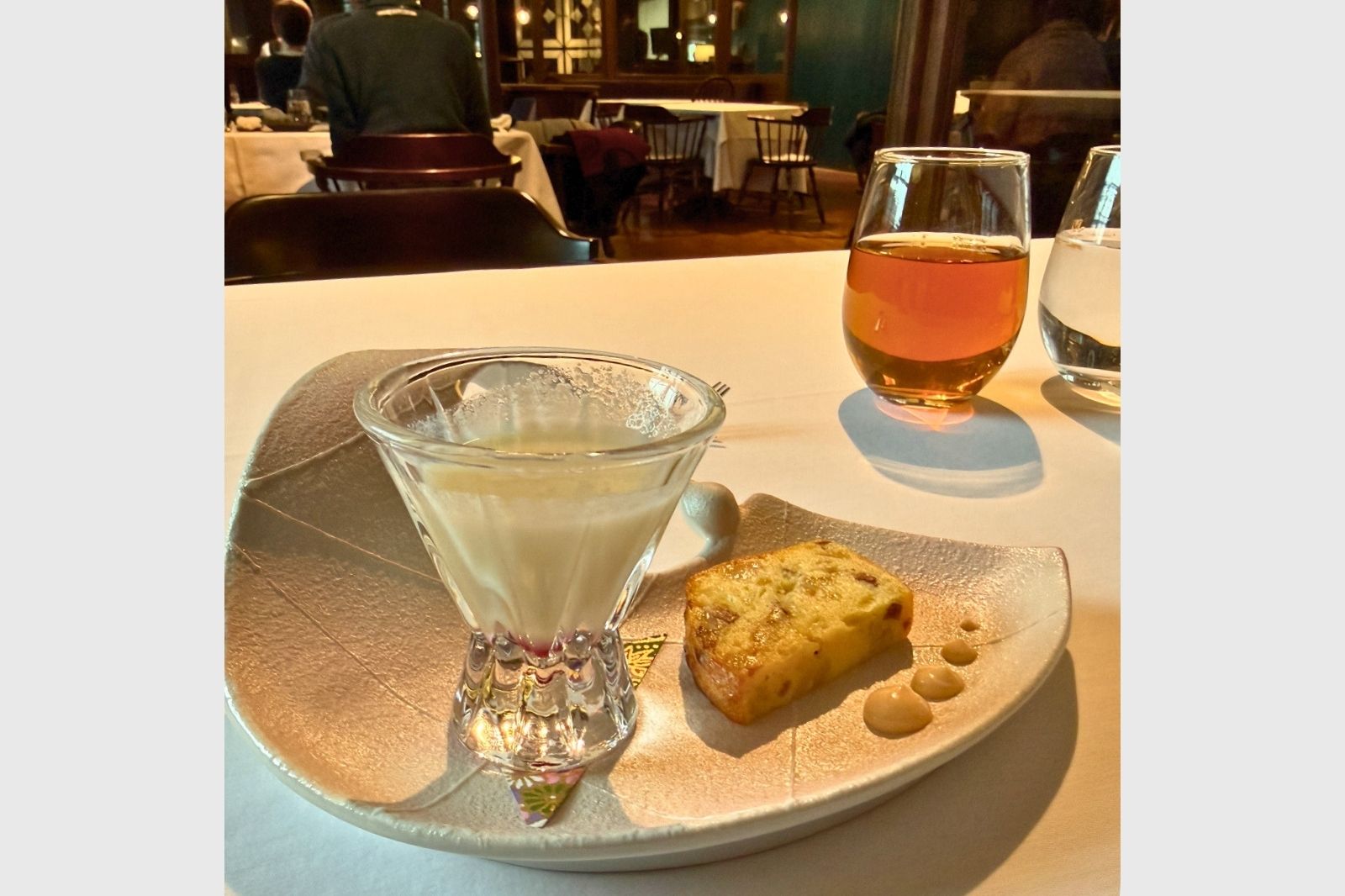 松本ホテル花月　I;caza［ikaza］（イカザ）　ランチコース　トマトと玉ねぎのスープ