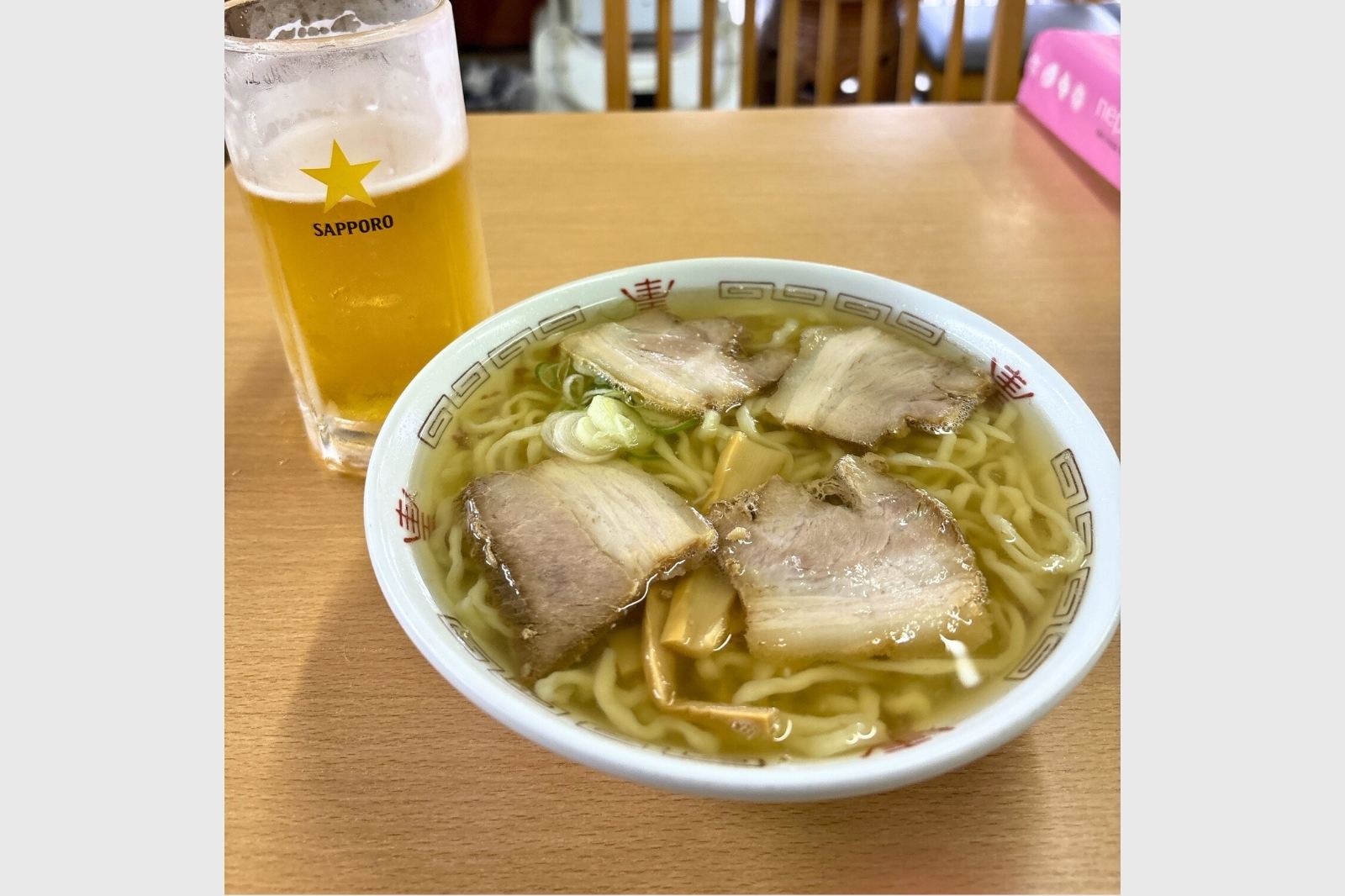 透き通ったスープの喜多方ラーメン